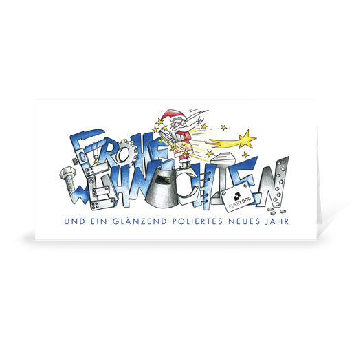 [WP10825] Karte: Branchenbildnis - Metall (Wir gestalten gratis für Dich)