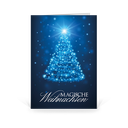 Karte: Magisches Licht - Tanne