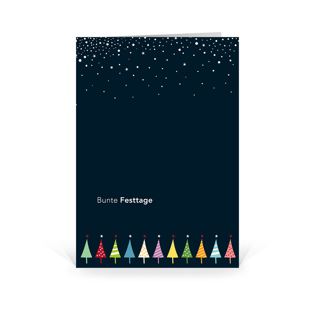 Karte: Bunte Festtage