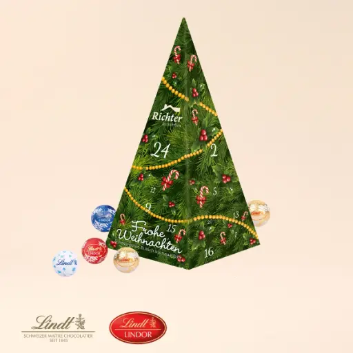 [95378] Weihnachtspyramide Adventskalender Lindt