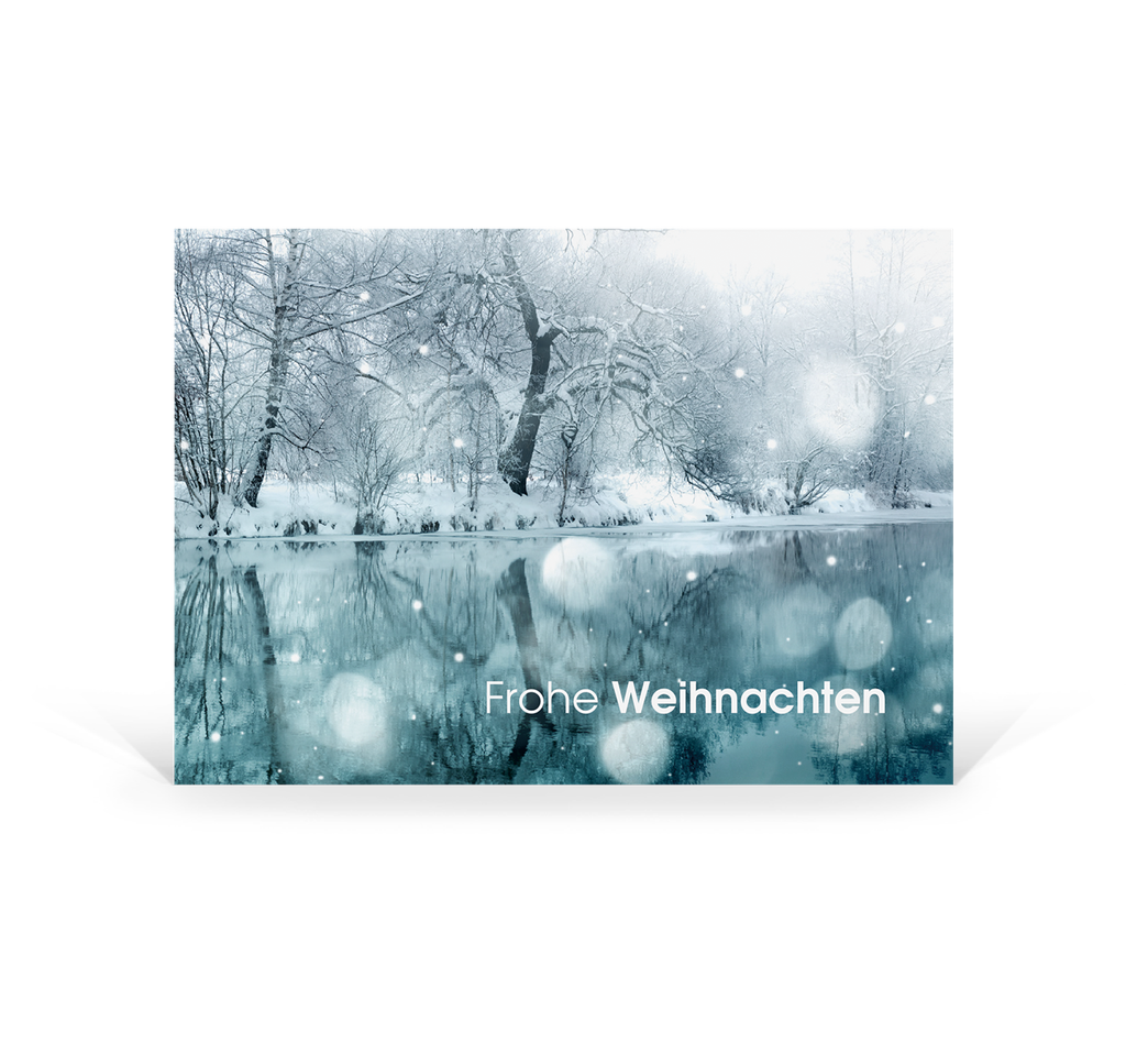 Karte: Postkarte Winterlandschaft