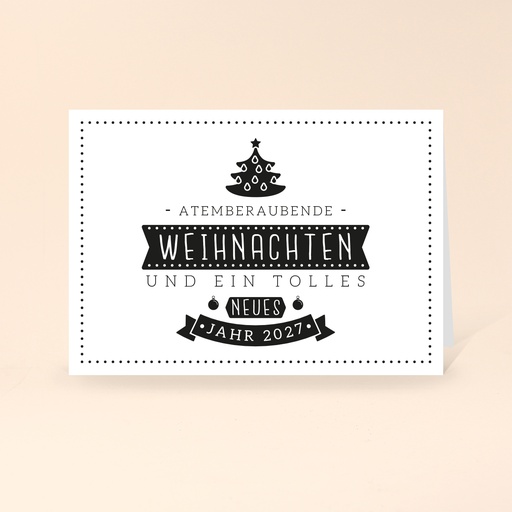 [WP10914] Karte: Simple Dots 01 (Wir gestalten gratis für Dich)