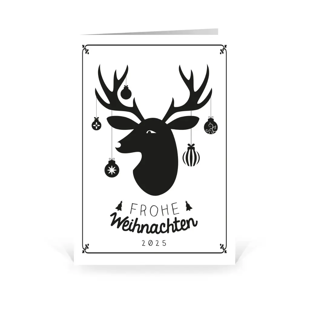 Karte: Simple Hirsch