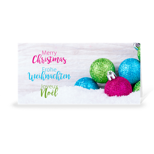 [WP5067] Karte: Tricolor (Wir gestalten gratis für Dich)