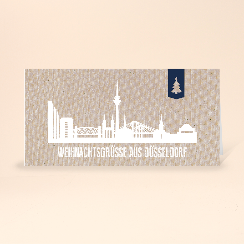 Karte: Skyline modern - Düsseldorf