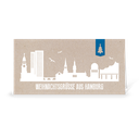 Karte: Skyline modern - Hamburg