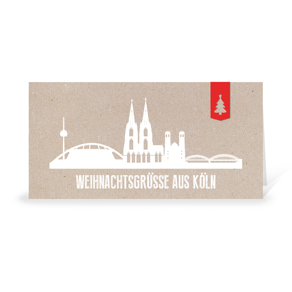 Karte: Skyline modern - Köln
