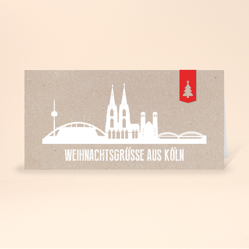 [WP10761] Karte: Skyline modern - Köln (Wir gestalten gratis für Dich)