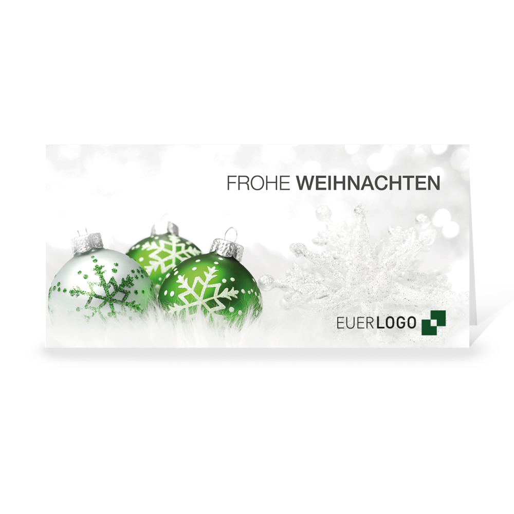 Karte: Weihnachtskugel 01