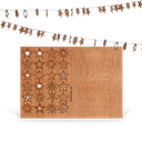 Karte: Holzpostkarte 24 Sterne