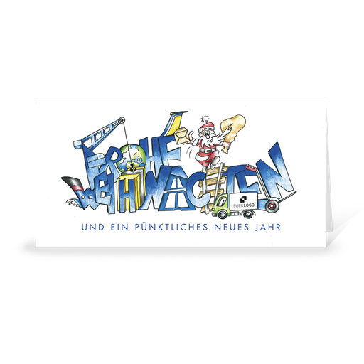 [WP10829] Karte: Branchenbildnis - Transport & Logistik (Wir gestalten gratis für Dich)