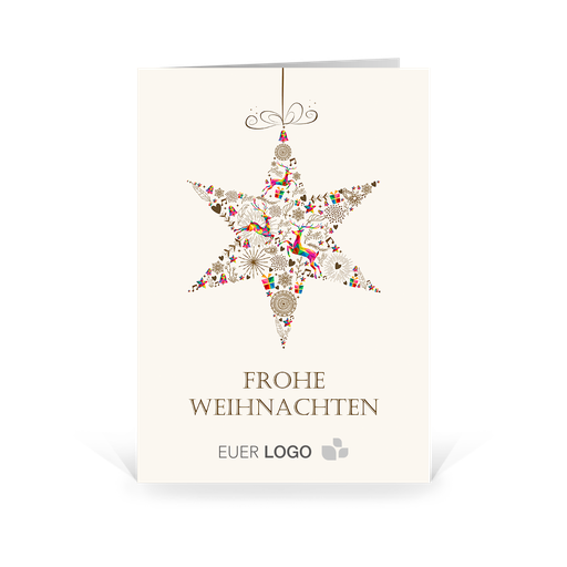 Karte: Vintage - Stern