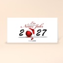 Karte: Glücklich - Weihnachtskugel