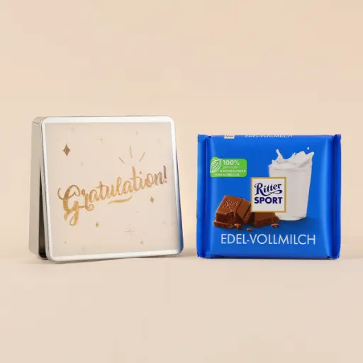 [WP12924] Gratulation Gold - Ritter SPORT Dose
