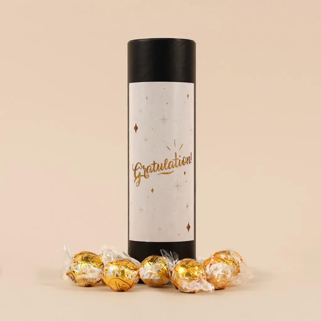Gratulation Gold - Lindt Geschenkhülse