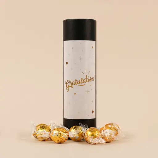 [WP12925] Gratulation Gold - Lindt Geschenkhülse