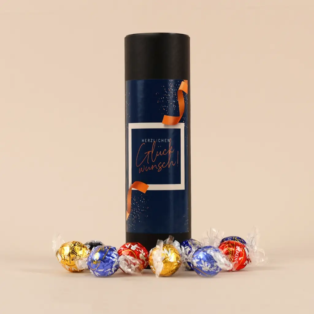 Gratulation - Lindt Geschenkhülse