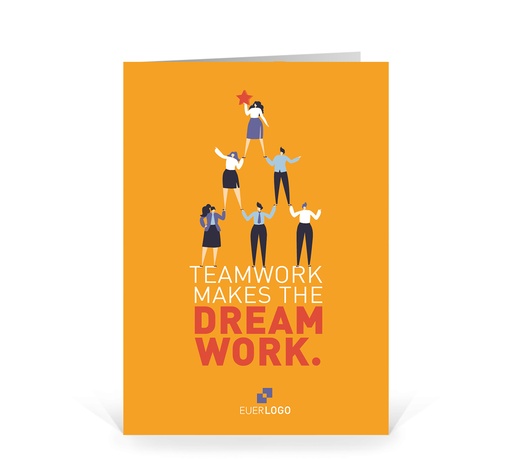 Karte: Teamwork makes the dream work - "Pyramide"