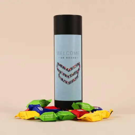 [WP12908] Geschenkhülse "WELCOME" - Ritter Sport