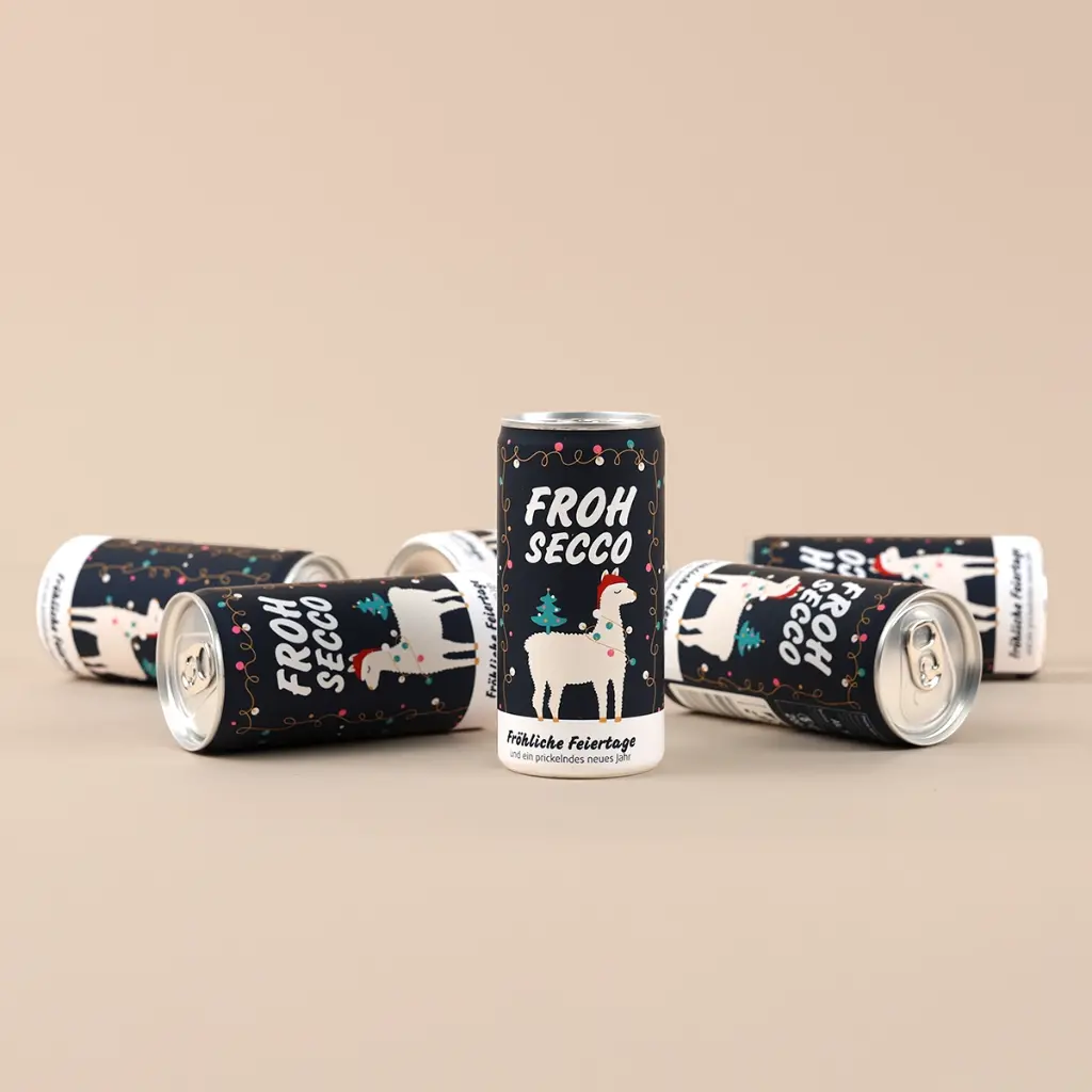 FrohSecco – Edition Nikolama – 6x prickelnder Weihnachtsgruß