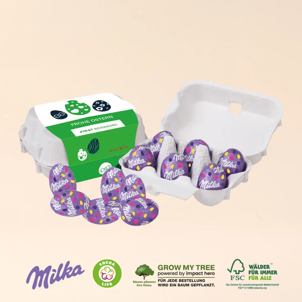 Schoko-Eier 6er-Set, Milka