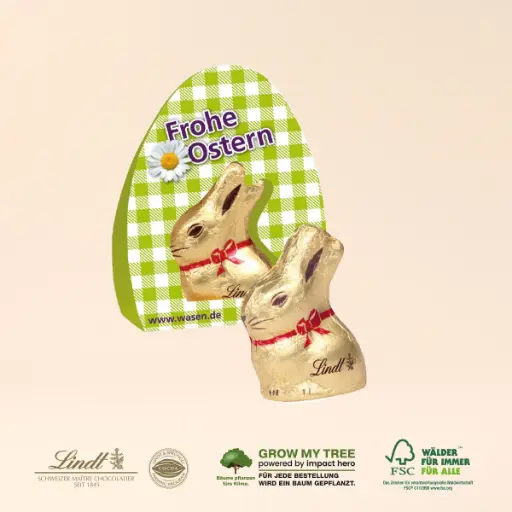 [94556] Lindt Goldhase, 10 g Osterboten