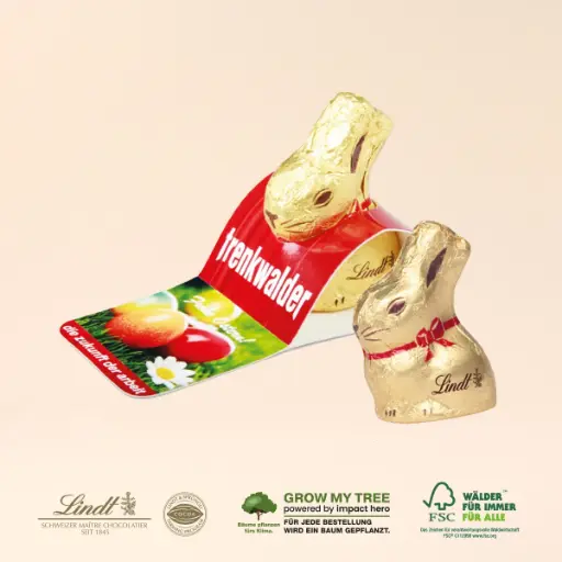 [94561] Werbeaufsteller mit Lindt-Goldhase