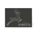 Karte: Art Deco - Hirsch