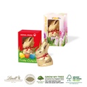 Werbekartonage mit Goldhase