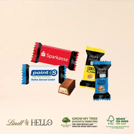 [91295] Lindt HELLO im Werbeschuber