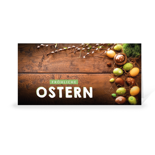 [WP6069] Karte: Ostertisch (Wir gestalten gratis für Dich)