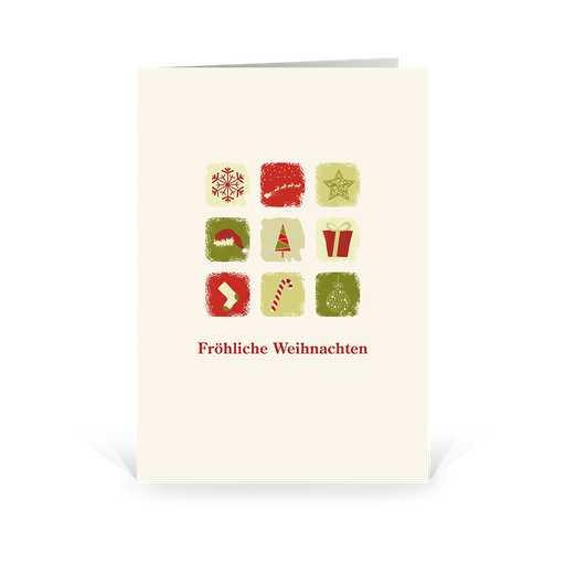 [WP1532] Karte: Weihnachtsglück (Wir gestalten gratis für Dich)