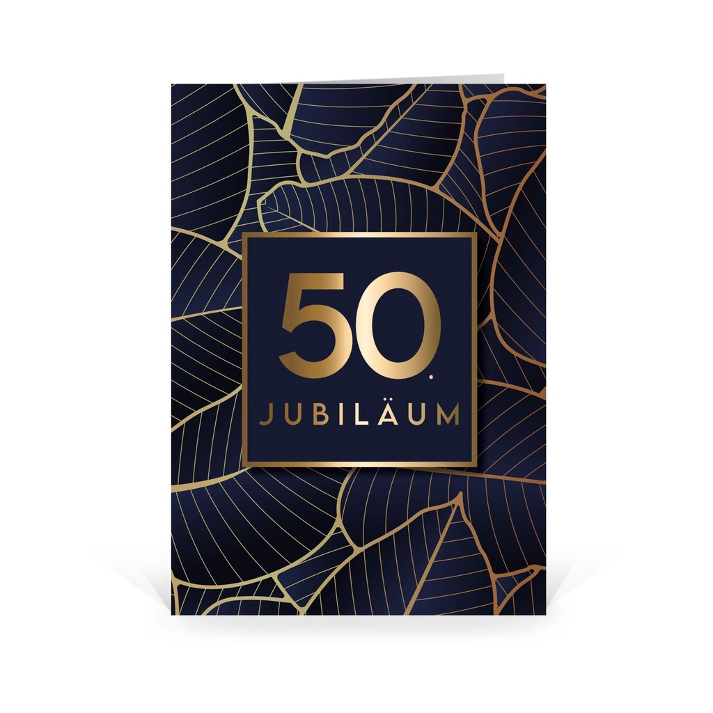 Karte: Fünfzigjähriges Jubiläum - Muster