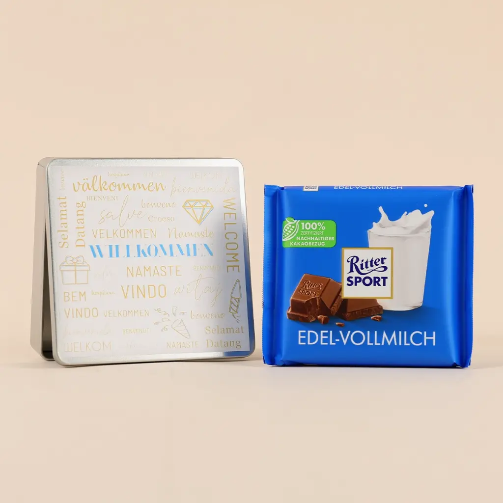Willkommen International – Ritter Sport Dose