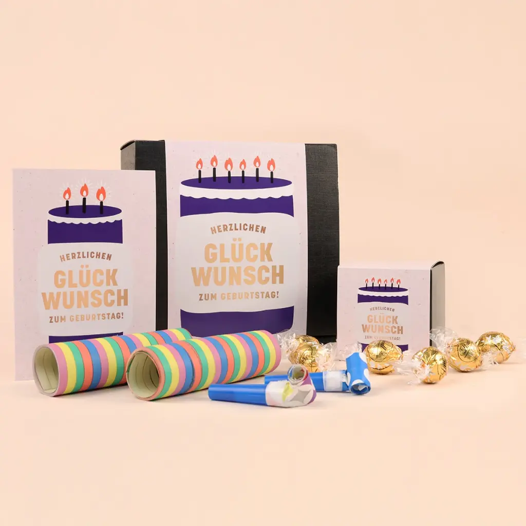 „Herzlichen Glückwunsch“ – Geschenkset