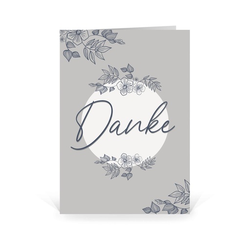 [WP5221] Karte: Danke Blumen (Wir gestalten gratis für Dich)