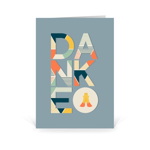 [WP5222] Karte: Danke Muster (Wir gestalten gratis für Dich)