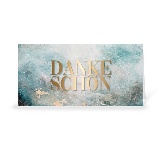 [WP5227] Karte: Goldenes Dankeschön (Wir gestalten gratis für Dich)