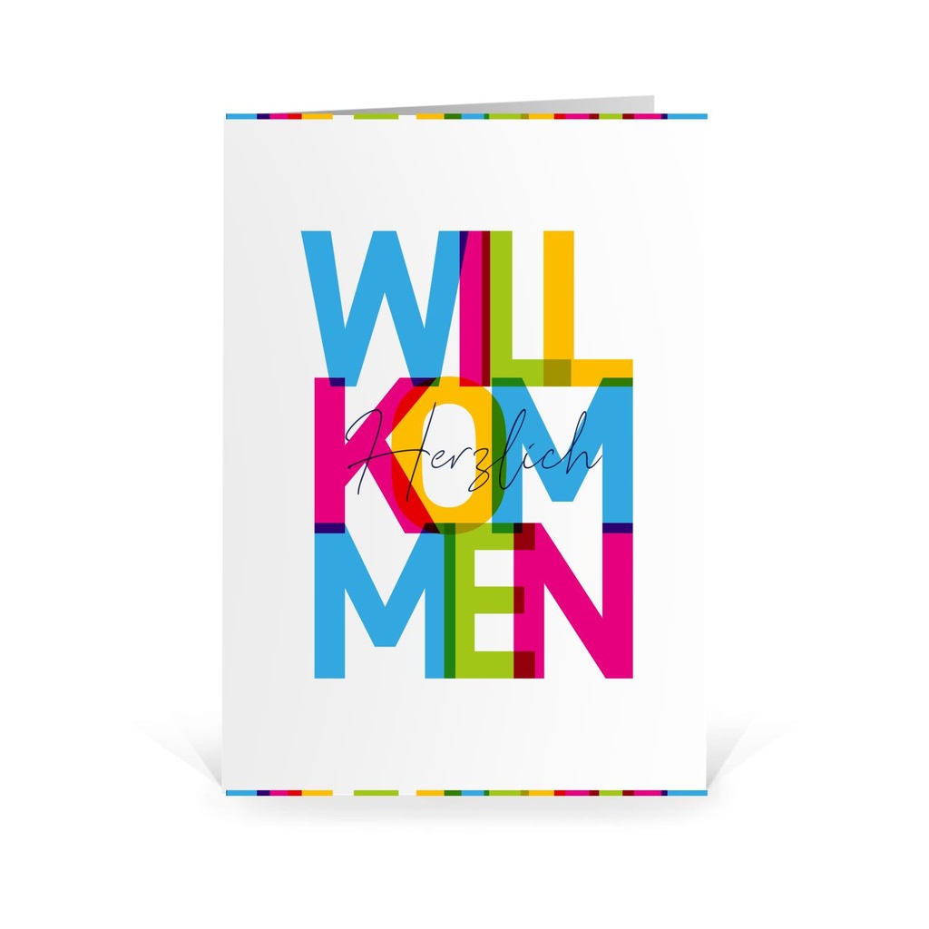 Karte: Herzlich Willkommen