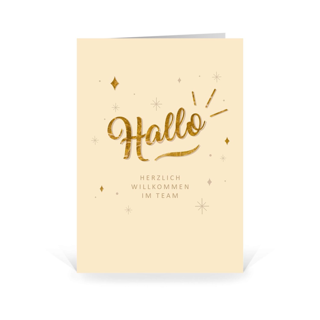 Willkommen "Hallo"