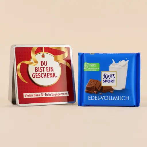 [WP13032] Du bist ein Geschenk - Ritter SPORT Dose