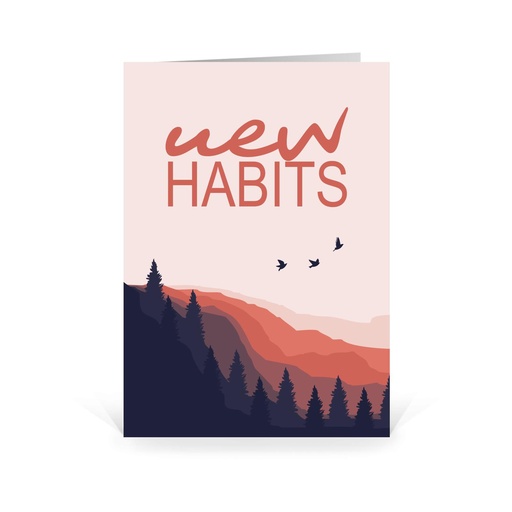 [WP5240] Karte: New Habits (Wir gestalten gratis für Dich)
