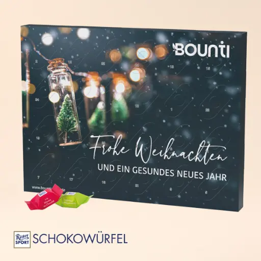 [1241] Adventskalender Eco XL Ritter Sport Würfel