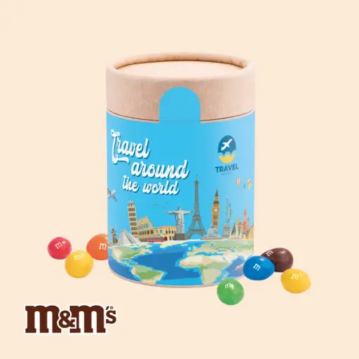 [1180-M+M] Papierdose Eco Maxi mit M&M´s Peanuts