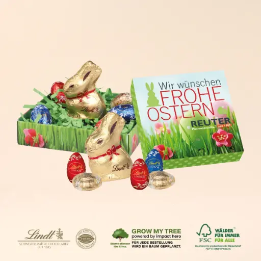 [94520-G] Osternest mit Schokolade von Lindt
