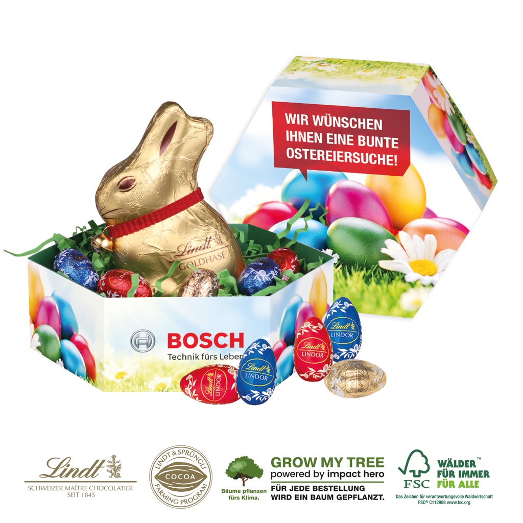Großes Osternest mit Schokolade von Lindt