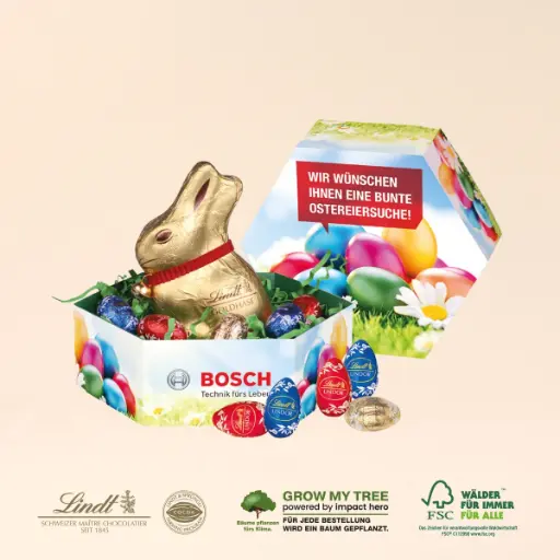 [94522-G] Großes Osternest mit Schokolade von Lindt