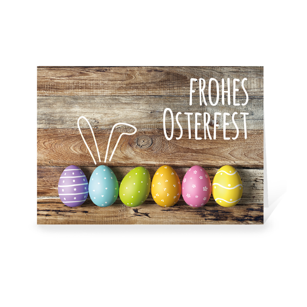 Karte: Buntes Osterfest