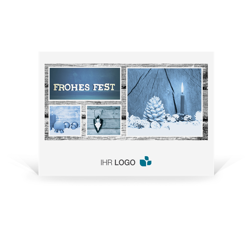 Karte: Postkarte Komposition