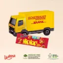3D Präsent "LKW" mit Lorenz Nic Nac's 